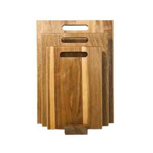 Tabla de cortar rectangular grande |   Tabla de cortar de diseño grueso para cortar carne y verduras de forma intensiva - Product Image 3