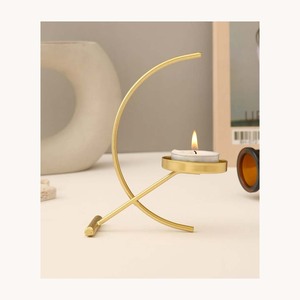 Best Quality Metal <b>Tealight</b> Candle <b>Holder</b> Stylish Customized Decorative <b>Tealight</b> <b>Holder</b> For Wedding Decor - Product Image 3