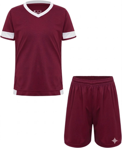 Maillots de football personnalisés pour hommes adultes, respirants, à manches courtes, écologiques, séchage rapide, 100% polyester, uniforme de football - Product Image 3