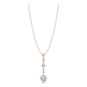REYES Collares con Colgante de Moissanita en Forma de Corazón de Oro Sólido de 14K Personalizados de 3.53 Quilates para Mujer, Regalos Perfectos para Aniversario, Joyería Fina - Product Image 4
