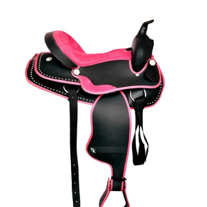 Premium Horse Riding Equipment Professional Ranch Saddle Western Horse Riding Leather Tack Set Genuine Cowhide Saddle OEM - Product Image 1