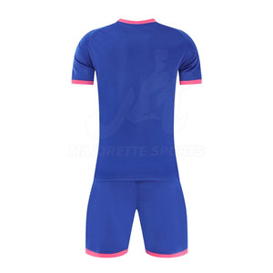 Professional Grade Men Soccer Uniform Stylish Breathable Design Comfortable Jersey And Shorts Set For Competitive <b>Athletics</b> - Product Image 2
