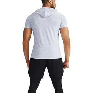Camisetas Deportivas Unisex Personalizadas, Paquete de 3, Camisetas de Manga Corta para Correr, Sudadera con Capucha, Transpirable, Secado Rápido, Protección UV, Spandex/Poliéster - Product Image 5