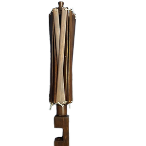 Outil de fil de parapluie à tricoter en bois de hêtre écologique simple coloré - Product Image 1