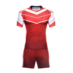 Dernier modèle d'uniforme de rugby fabriqué au Pakistan, 100% polyester, pour adultes, à bas prix - Product Image 1