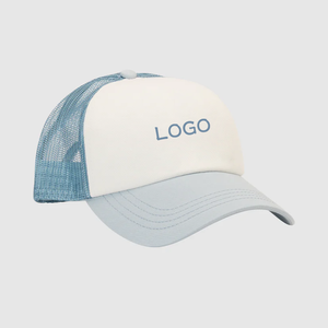 Venta directa de fábrica, gorra de béisbol deportiva con parte trasera de malla de 5 paneles, gorra de camionero con logotipo estampado personalizado Popular - Product Image 2