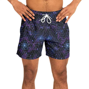 Eco-Friendly Dry Fit Sublimation Printed Swim <b>Trunks</b> Fitness Swimwear Custom Shorts Hot Selling - Product Image 1