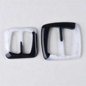 Trendy Resin Buckles Various Shapes Black Gold Silver White Fashionable <b>Bag</b> <b>Accessories</b> - Product Image 3