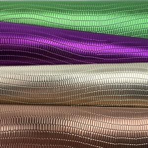 Cuir synthétique PU gaufré effet lézard, serpent, crocodile pour sacs, chaussures, meubles – Design imitation peau animale - Product Image 2