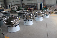 Industrielle Vibrationssiebmaschine Elektrisches Rotierendes Vibro-Sieb Pulverseparator für Mehl Zucker Lebensmittelindustrie