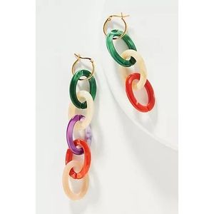 Luxury <b>Resin</b> Fashion Earrings Handmade Artistic Design Crystal <b>Jewellery</b> Durable Long Lasting Party Wear - Product Image 4