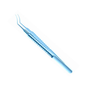 Utrata Forceps de Capsulorhexis et Cystotome, Embouts 11,50 mm, Mâchoires Courbées, Manche 110 mm, en Titane, Forceps Chirurgical Ophtalmique Manuel - Product Image 6