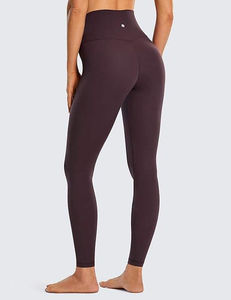 Leggings de yoga respirants à taille haute pour femmes, pantalons de fitness à compression à séchage rapide, spandex/nylon, poches, motif uni, course à pied - Product Image 2