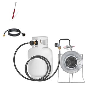 Riscaldatore per Bombole di Propano da 1 Libbra con 18000 BTU, Riscaldamento Rapido a Infrarossi a 180 Gradi per Bombole Piccole e Grandi, Materiale in Acciaio - Product Image 1