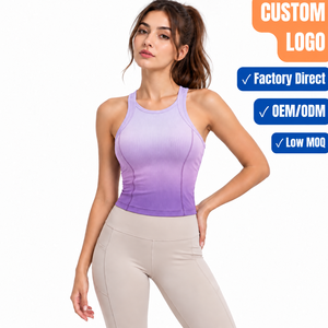 Fitness Women's <b>tank</b> <b>Tops</b> Women Yoga Vest Solid Color Sleeveless Quick Dry Breathable Running Workout <b>Top</b> - Product Image 1