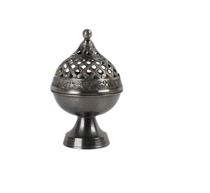 High On Sale New Bronze Incense <b>Burner</b> With Lattice Design Aromatherapy Diffuser All Season Use Incense <b>Burner</b> <b>For</b> Church - Product Image 3