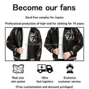 Leather <b>Jacket</b> for <b>Men</b> Clothing Manufacturers Custom - Product Image 5