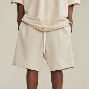 Shorts décontractés pour hommes les plus vendus, 100 % coton, séchage rapide, respirants, taille mi-haute, motif uni, coupe ample, promotion exceptionnelle - Product Image 3