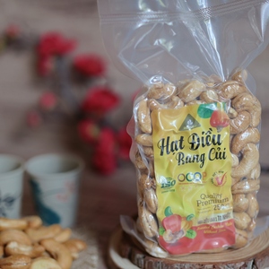 Shelled Roasted Cashew Nuts Premium Grade W180 250g Transparent Vietnam Zipper Made Our Own Factory Dong Phu Brand ISO Certified - Product Image 1
