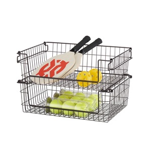 Cesta de Almacenamiento de Metal Ventilada para Solución de Almacenamiento en la Despensa de la Cocina - Product Image 1