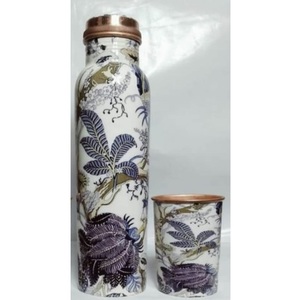Adults Drinking Water Flowing Copper Bottle Large Marketing Enamel Printed Water Bottle With Leak Proof Lead - Product Image 5