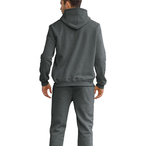Ensemble de survêtement personnalisé pour homme : pantalon de jogging et sweat à capuche, ensemble de sport uni et vierge - Product Image 4