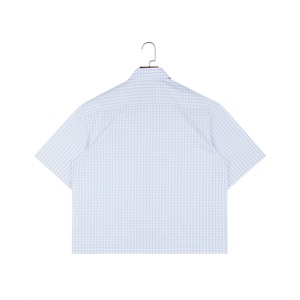 Camisas Casuales de Manga Corta para Hombre, Corte Slim Fit, Juveniles, con Rayas de Burbujas, Tela Popelina, Cierre de Botones, Bolsillos, Transpirables - Product Image 2