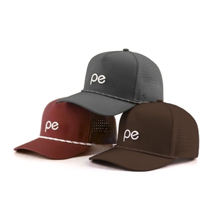 Casquette de golf personnalisée directement de l'usine, imperméable et respirante, avec perforations laser, 5 panneaux, broderie 2D/3D, service OEM, Vietnam VN - Product Image 6