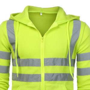 Sudadera de Seguridad con Capucha, Reflectante, de Alta Visibilidad ANSI Clase 2, con LED Intermitente, Impermeable, Ligera y Antiarrugas, en Oferta - Product Image 2