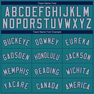 Maillot de football authentique personnalisé gris-vert marine à manches courtes, uniforme d'équipe cousu, respirant, en polyester, chemise de sport boutonnée - Product Image 4