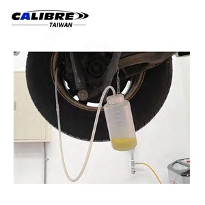 Kit de purge de liquide de frein pour une personne TAIWAN CALIBRE 1L avec bouteille de récupération et clapet anti-retour, matériau ABS blanc, crochet de chaîne - Product Image 3