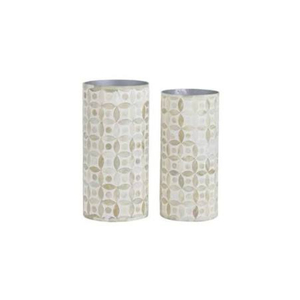 Handcrafted Mother of Pearl <b>Vase</b> Premium Shell Inlay <b>Mosaic</b> Flower Pot Luxury Tabletop Centerpiece for Modern Home Hotel Decor - Product Image 2