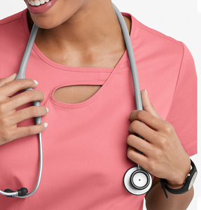 Best Selling Custom Made Hospital Women Scrub <b>Tops</b> Latest Design Lightweight High Quality Women Scrub <b>Tops</b> with Custom Logo Colo - Product Image 6