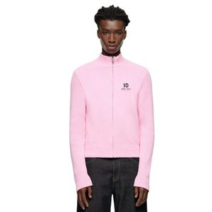 <b>Slim</b> <b>Fit</b> Knit Track <b>Jacket</b> Breathable Lightweight Performance Zip <b>Jacket</b> for Sports Training Casual Wear Custom OEM ODM Manufact - Product Image 1