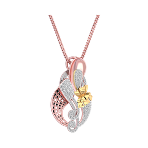 Romantic 14K Gold <b>Wedding</b> <b>Necklace</b> <b>Set</b> Natural Diamond Hapht CVD Jewelry for Women Girls' Engagement Anniversary Party Gift Idea - Product Image 1