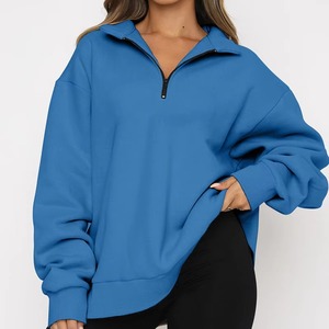 Conjuntos sexys más vendidos para mujer, sudaderas con cremallera de un cuarto, sudadera con capucha de talla grande y pantalones ajustados hasta la rodilla, ropa de otoño - Product Image 4