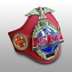 Cinturón de Campeonato con Logotipo Personalizado, Placas de Latón de Aleación de 3 mm, Cinturón de Título de Lucha Libre y Boxeo - Product Image 1