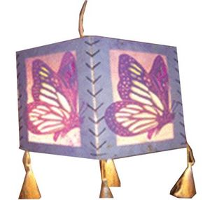 Wholesale Custom Made Luxury Christmas Hanging Ornament Handmade Square Paper <b>Lantern</b> <b>Lamp</b> Embroidered Printing Techniques - Product Image 1