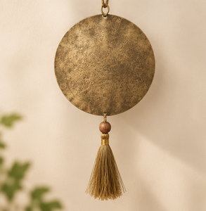 Décor suspendu d'arbre de Noël en métal de qualité supérieure en laiton AK avec pièce suspendue à la main finie en or pour la suspension d'arbre de Noël - Product Image 4