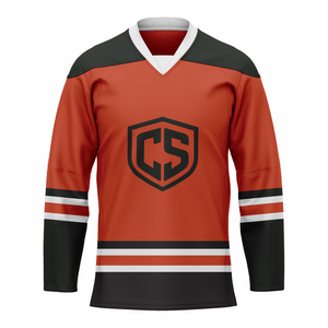 Maillots de hockey brodés en twill personnalisés OEM de qualité supérieure, uniformes d'équipe par sublimation, livraison rapide, anti-humidité - Product Image 4
