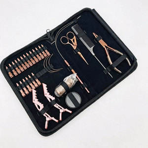 Kit de Extensiones de Cabello Avanzado para Estilismo Profesional y Uso en Salones de Belleza con Herramientas Completas para Extensiones de Cabello - Product Image 4