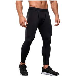 Wholesale <b>Men's</b> <b>Compression</b> Pants Athletic Workout Leggings Running <b>Tights</b> Gym Base Layer Pants Stretch Yoga Basketball Waist - Product Image 2
