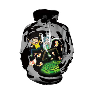 For Cartoon Print <b>Men's</b> Hooded Sweatshirt Regular Fit Casual Winter ODM Sublimation Transfer Print - Product Image 1