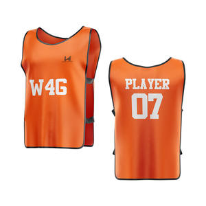 Custom Printed Front 100% Polyester Football Practice <b>Bib</b> Shirts Soccer Uniforms Moisture Wicking High Quality Soccer <b>Bibs</b> - Product Image 6
