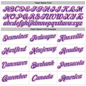 Camiseta de Baloncesto Sublimada Personalizada, Blanca, Rosa y Morada, Cuello Redondo, Manga Corta, Absorbe la Humedad, Unisex, para Adultos, con Impresión del Nombre del Equipo - Product Image 4