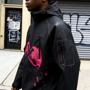 Chaqueta Cortavientos de Alta Calidad con Capucha, Reflectante al Calor, con Logotipo Personalizado, Fabricada con Material Termosensible que Cambia de Color - Product Image 5