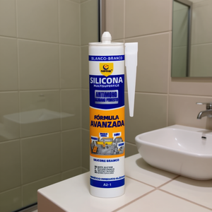 Sigillante Siliconico Bianco 280ml per Impermeabilizzazione Bagno con Funzione Antimuffa e Nucleo in Poliuretano - Product Image 3
