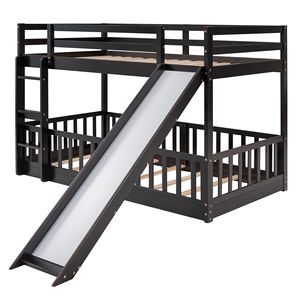 Letto a Castello Espresso Twin Over Twin con Scivolo e Scala, Letti per Bambini, Vecchio SKU LP000009AAP - Product Image 5