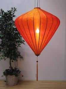 Farol de Bambú y Seda Hecho a Mano, Lámpara Colgante Decorativa para Ramadán, Eid, Fiestas, Decoración del Hogar - Product Image 5