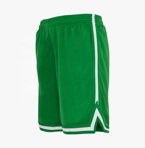 บาสเก็ตบอลเล่นยิมของผู้ชายพิมพ์ลายตาข่ายหนาสองชั้นแบบลำลองสีเขียว5.5นิ้ว - Product Image 5